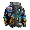 thumbnail image 4 of Roblox-Sudadera con capucha gruesa y cálida para niños, chaqueta de manga larga con cremallera, ropa de dibujos animados para el hogar al aire libre, regalos de cumpleaños, Invierno, 4 of 5
