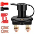 thumbnail image 1 of Battery Isolator Switch 12 V/24 V Car Battery Isolator Switch Main Switch With 2-pin On/off Switch For Car Battery Main Switch Emergency Power Cut-off, 1 of 5