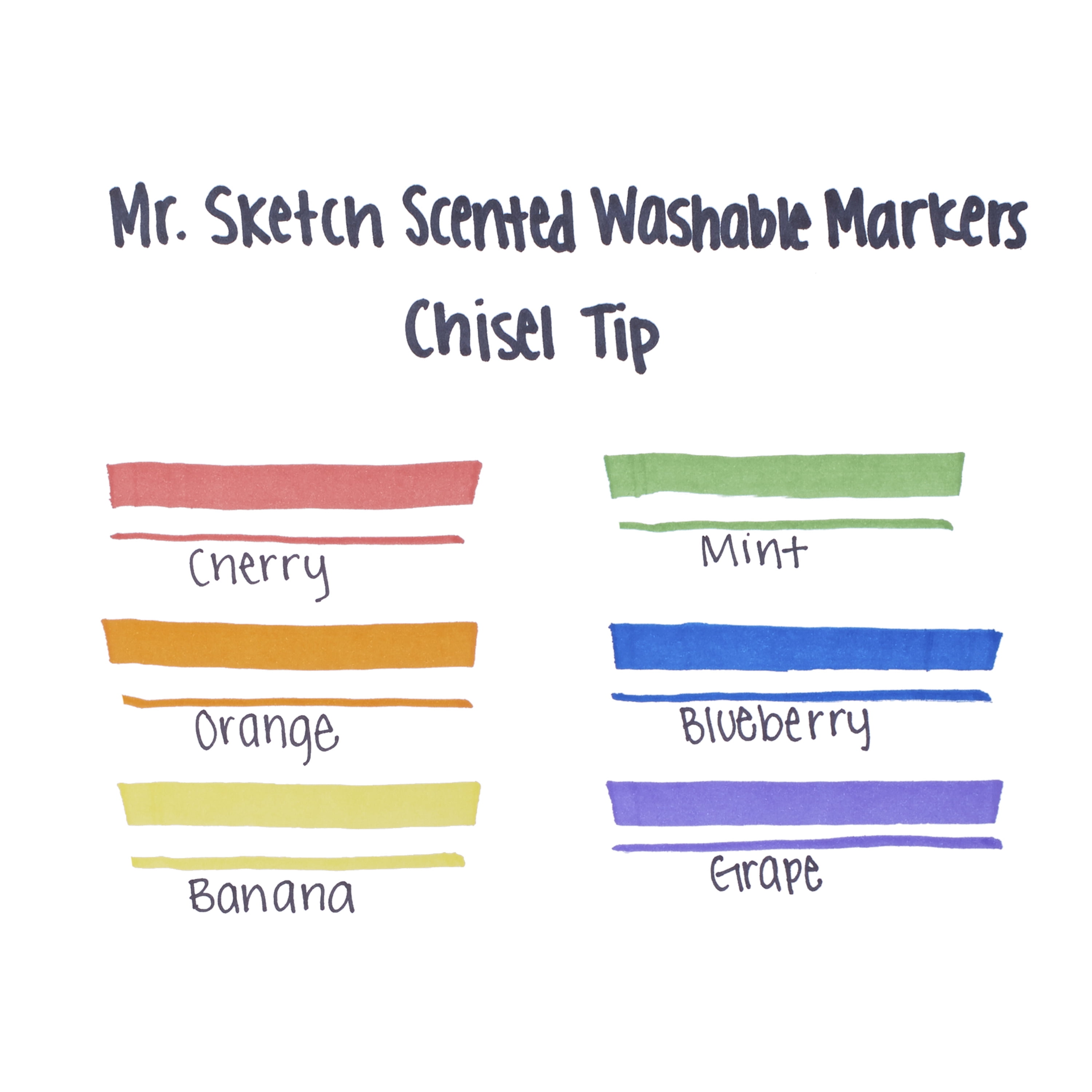 Mr.Sketch Scented Washable Marker Set 6/Pkg-Stix Ice Cream, Pk 2
