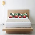 thumbnail image 6 of Yayeee Pillowcase King Size Set of 2 Satin Wrinkle Resistant Pillow Case, Red Apple Pattern, 6 of 7