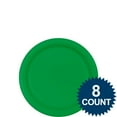 thumbnail image 2 of BirthdayExpress Green 7" Paper Cake Plates (8 Pack), 2 of 2