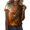 Brown, variant on Bogo Womens Tops Dressy Casual Short Sleeve 2025 Womens Tops Short Sleeves Dressy Casual Womens Blouses Short Sleeve Dressy Casual T Shirts For Women Cotton White