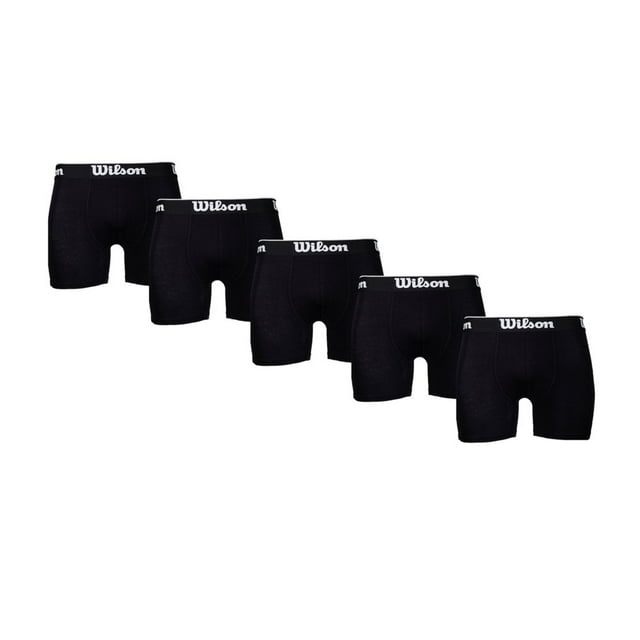 Boxer Wilson para Hombre True Fit Color Negro 5 Piezas Talla M