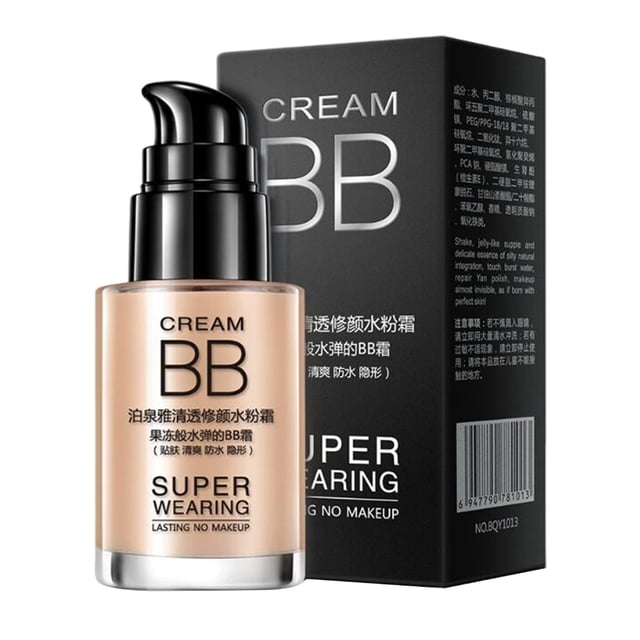 Base de maquillaje BB resistente al agua y de larga duración color natural