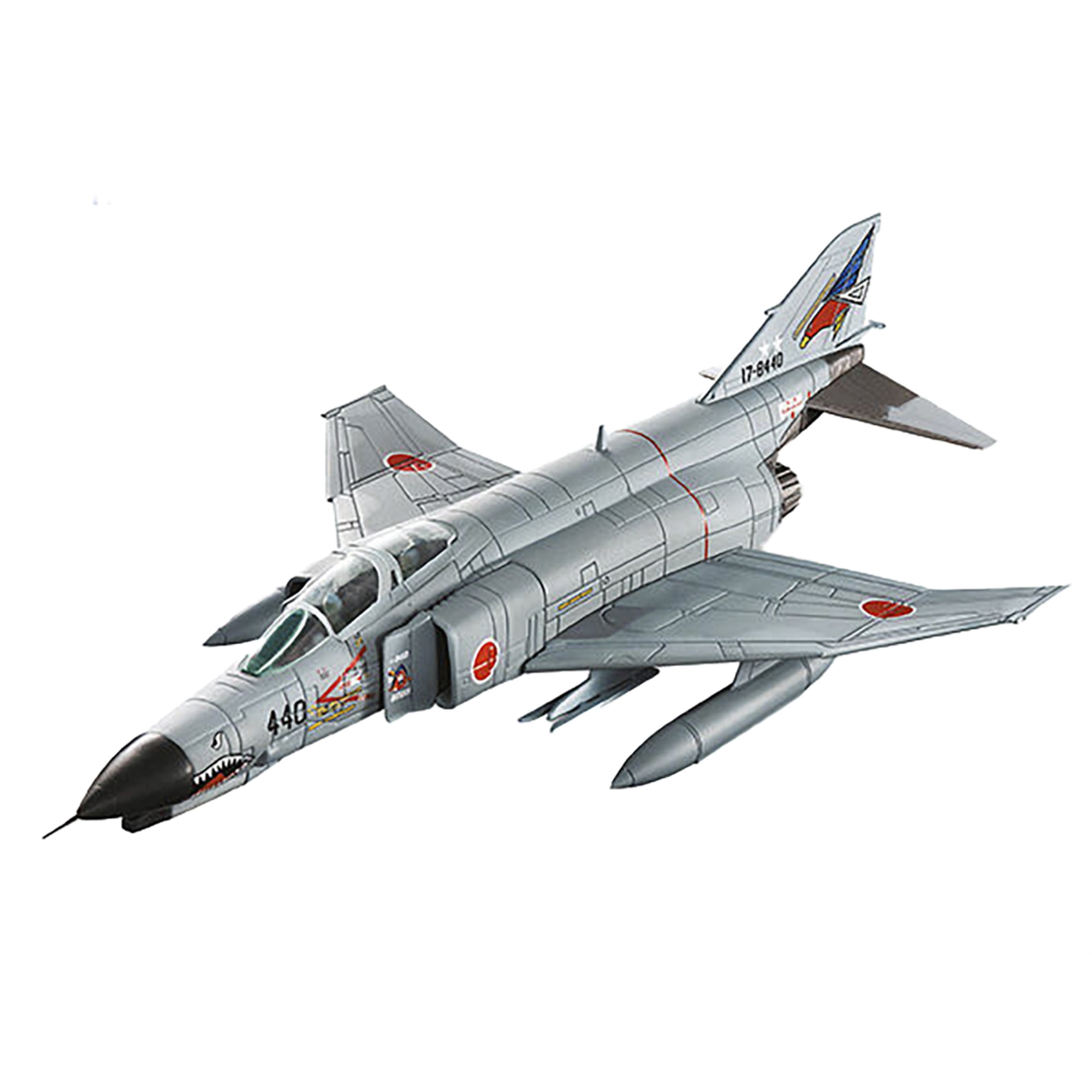 Mitsubishi F-4EJ Kai Super Phantom II Fighter Aircraft Japan Air Self-Defense Force 1/100 Diecast Model by Hachette Collections