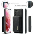 thumbnail image 3 of Feishell Case for Samsung Galaxy S22 5G,Premium PU Leather Magnetic Detachable 2-In-1 Card Pocket Back Flip ID Credit Card Slots Kickstand Shockproof Business Slim Phone Case,Black, 3 of 9