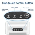 thumbnail image 4 of YUKOOL Countertop Ice Maker with Handle Portable Ice Maker, 26lbs/24 Hours, 6 Minutes/9 Ice Cubes, S/L Bullet Ice, Self Cleaning, Suitable for Home, Kitchen, Office, Leisure Area(WHITE), 4 of 4