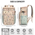thumbnail image 3 of Travel Cooler Bag - Yorkie with Flowers Camping Beer Cooler Backpack with Bottle Opener- Waterproof Insulated Picnic Backpacks - Cooler Bag for Beach, 3 of 6