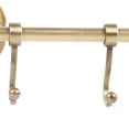 thumbnail image 6 of Bathroom Towel Hooks Rack Brushed Brass Wall Mount Single Layer Punch Bath Towel Bar for Balcony Kitchen, 6 of 7