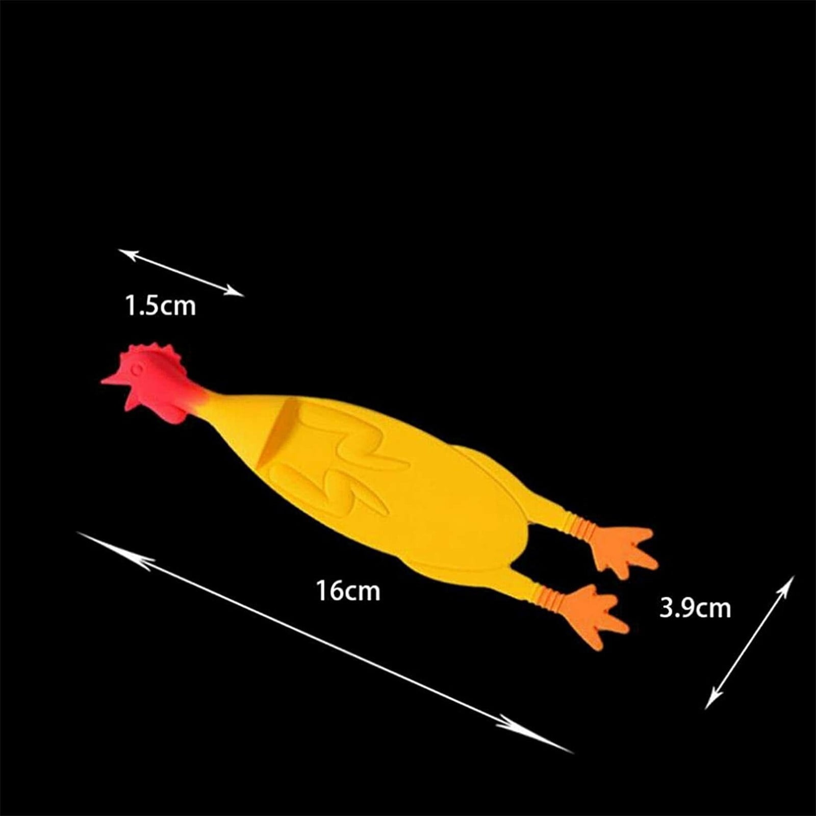 10Pcs Screaming Chicken Bookmark, Fufafayo Silicone Bookmark for Books, Funny Chicken Bookmark Palz, Wacky Kawaii Teen Bookmark, Creative Reading Gifts ForKidsReaders Office Study Supplies