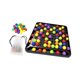 thumbnail image 2 of Juego de mesa con cuentas,Juego de mesa creativo con cuentas,juguete de eliminación colorido,Divertido juego de cuentas con tablero de clavijas Montessori,juguete para niños,Juego de 80 piezas, 2 of 10
