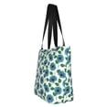 thumbnail image 2 of Vsdgher Blue Sunflowers print Reusable Shopping Grocery Bags for Women Shopping with Pouch Foldable Pouch Lightweight Polyester Fabric, 2 of 6