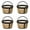 Gold 4PCS, variant on 1/2/3PCS Reusable Coffee Filters 4-5 Cup Coffee Filter, Stainless Steel, Fits Other Standard-Size Coffeemakers, Replaces Your Paper Coffee Filters