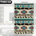 thumbnail image 3 of SCRAWLGOD American Tribal Horse Beige Blue 1 Piece Non Slip Recliner Headrest Protector PU Leather Headrest Cover for Recliner Chair 17x27in Waterproof Couch Head Rest Covers, 3 of 7