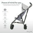 thumbnail image 4 of Dream On Me Aero Travel Light Stroller, Gray, 4 of 16