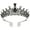Black, variant on Fimkaul Women's Hair Clips Girls Princess Elegant Crown With Combs Headbands Bridal Prom Birthday Wedding Guest Gifts