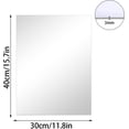 thumbnail image 2 of Espejo acrílico autoadhesivo HD Espejo adhesivo sin vidrio Espejo grande de plástico sin marco Azulejos de espejo acrílico engrosados de 3 mm Espejo inastillable Espejo adhesivo cuadrado cuadrado, 2 of 5