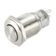 thumbnail image 1 of Interruptor de botón pulsador de metal momentáneo Uxcell cabeza alta 16mm montaje NC NO COM AC 250V 5A 1paquete, 1 of 5