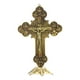 thumbnail image 1 of Crucifijo de pie, Crucifijo de bronce, Base estable, Regalo católico, Crucifijo sagrado, Funcionamiento suave, 1 of 14