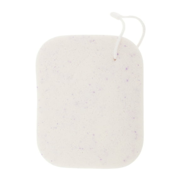 Unique Bargains 1 Pc Reusable Sponge Face Scrubber Thickening for Removing Makeup 4.57"x3.78" Purple