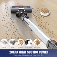 thumbnail image 5 of MOOSOO Cordless Vacuum Cleaner Lightweight Stick for Hard Floor Carpet Pet Hair Home, 5 of 6