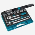 thumbnail image 1 of Hazet 906 17Pc 1/2" Metric Socket Set, 1 of 1