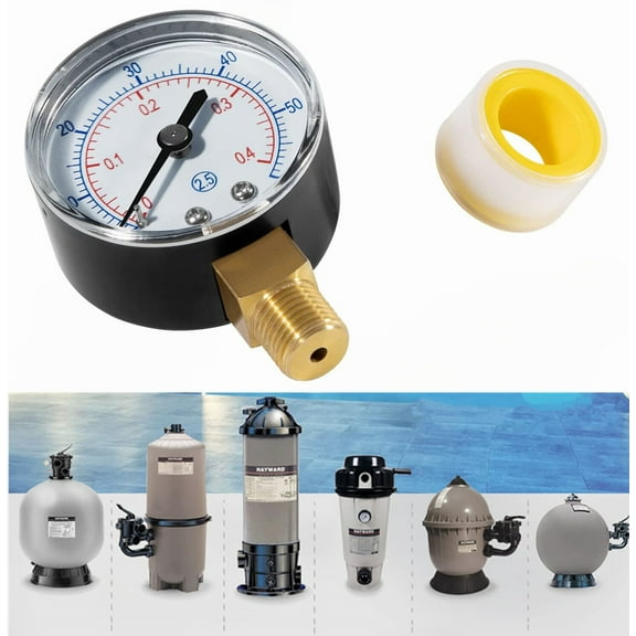 ecx270861 for Hayward Pressure Gauge Replacement for Select Sand and D.E. Filter