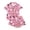AA-#Pink184, variant on WOYY Halloween Pajamas for Girls Cute Short Sleeve Top Shorts PJs Sleepwear, Sizes 3-14