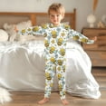 thumbnail image 6 of joogoo Cute Bee and Flowers 2 Piece Long Sleeve Tee and Pants Cotton Pajama Set 4T, 6 of 7