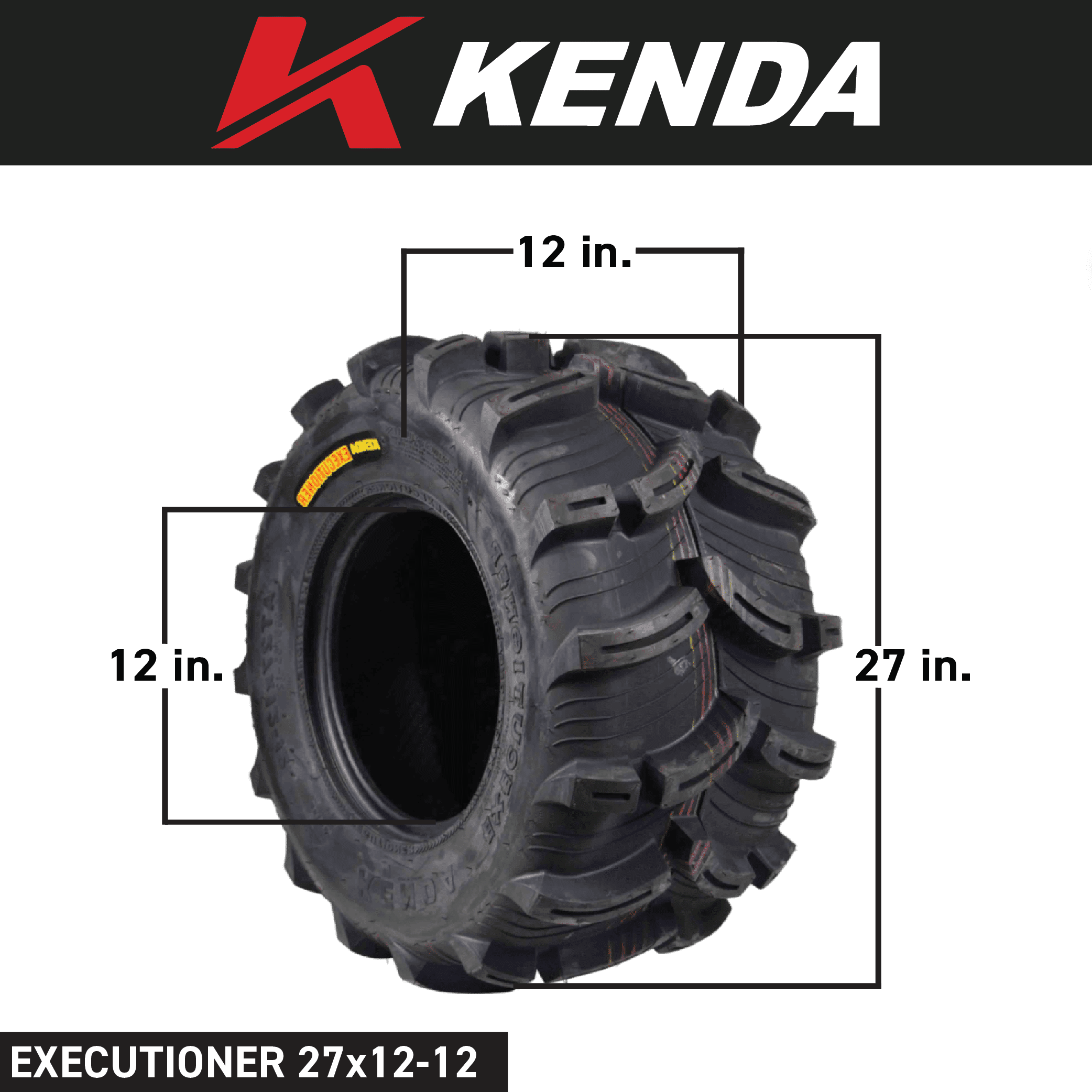 k/k★★ Amazon.com: KENDA Executioner ATV Tire (27x12-12) : Automotive