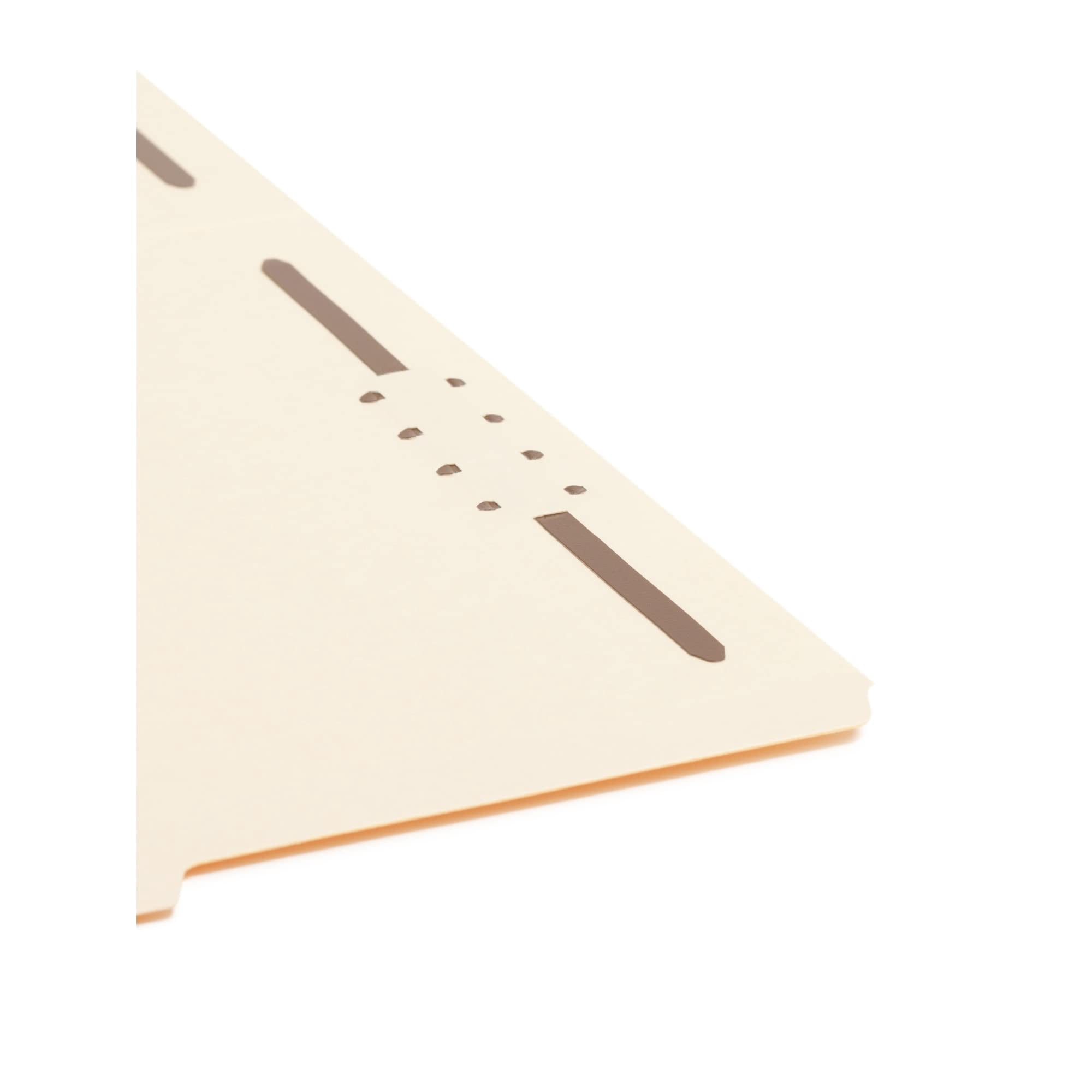 SMEAD FASTENER FILE FOLDER, 2 FASTENERS, REINFORCED 14580 - MANILA