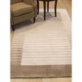 thumbnail image 4 of EORC Ivory Handmade Wool & Viscose Contemporary Urban Rug, 10' x 14', 4 of 4