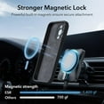 thumbnail image 3 of AIR-for iPhone 15 Pro Max Case with MagSafe, Supports Magnetic Charging, Slim Liquid Silicone Case, Shock Absorbing, Screen and Camera Protection, Cloud Series, Black, 3 of 4