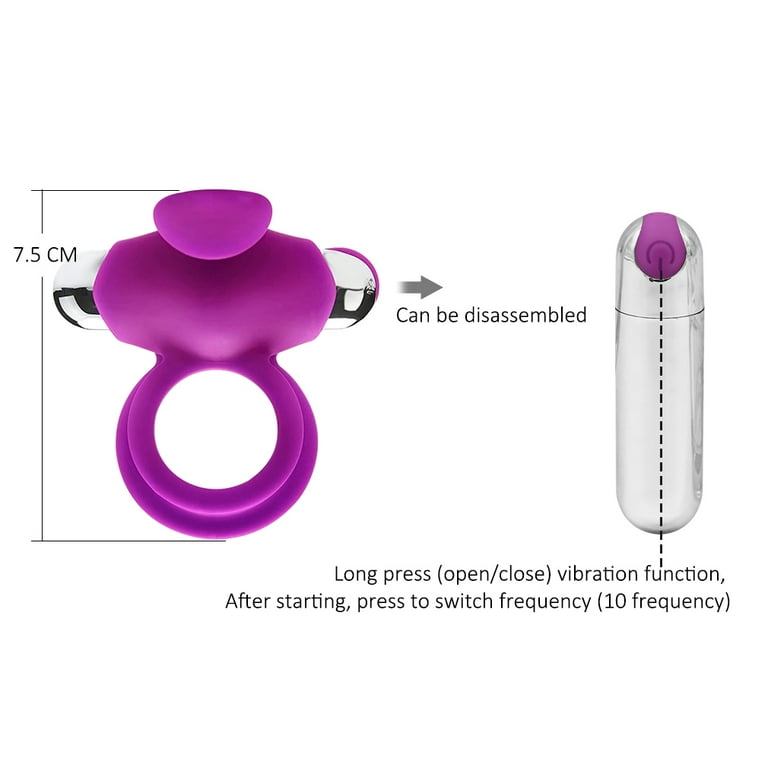 Couple cock ring ,Penis Ring Vibrator for Men, Vibrating Ring Cock,Penis  Rings Toy Erection Ring for Couples Cock Ring Silicone Rings for Men for  Couple Ring Cock -waterProof Ring Men Durable 