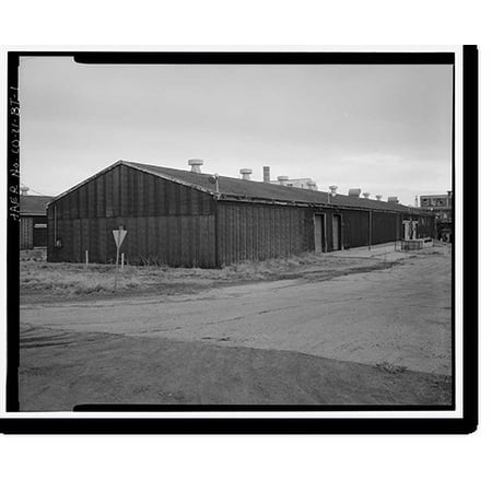 Historic Print, Rocky Mountain Arsenal, Pesticide Filling & Storage Building, 390 feet South of December Seventh Avenue; 200 fee, Commerce City, Adams County, CO, 16" x 20"