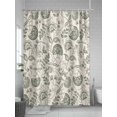 thumbnail image 5 of Fsddascl Retro Spring Floral Shower Curtain Set - 66" x 72" Washable Bathtub Curtain with 12 Hooks, Summer Botanical Vintage Farmhouse Waterproof Fabric Stall Shower Curtains for Bathroom/Bathtub, 5 of 6
