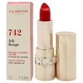 thumbnail image 4 of Lápiz labial satinado Joli Rouge - 742 Joli Rouge de Clarins para mujer - Lápiz labial de 0,1 oz, 4 of 6