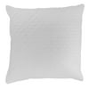 BedVoyage Luxury 100% viscose from Bamboo Quilted Euro Sham, 1pc - White