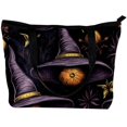 thumbnail image 2 of Witch Hat Canvas Leather Mix Handbag Twill Sponge Jeanette 30x10.5x39cm/11.8x4.1x15.4in, 2 of 5