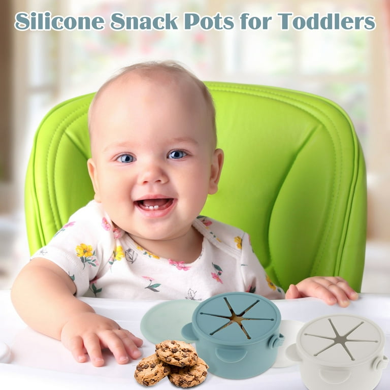 Toddler Snack Cups Non-bpa Silicone Cups Collapsible Toddler Cups