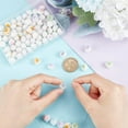 thumbnail image 3 of 84pcs 6 colors Opaque Acrylic Beads Cat Paw Mixed color 11x12x9~9.7mm Hole: 1.8mm 14pcs/color Acrylic, 3 of 5