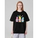 thumbnail image 1 of Plus Size Printed Round Neck Short Sleeve T-Shirt for Women in Western Style for Easter.Father's DayCamisetas de verano para mujer, manga corta, cuello redondo, casual, lindo, con gráficos, camisetas, 1 of 6