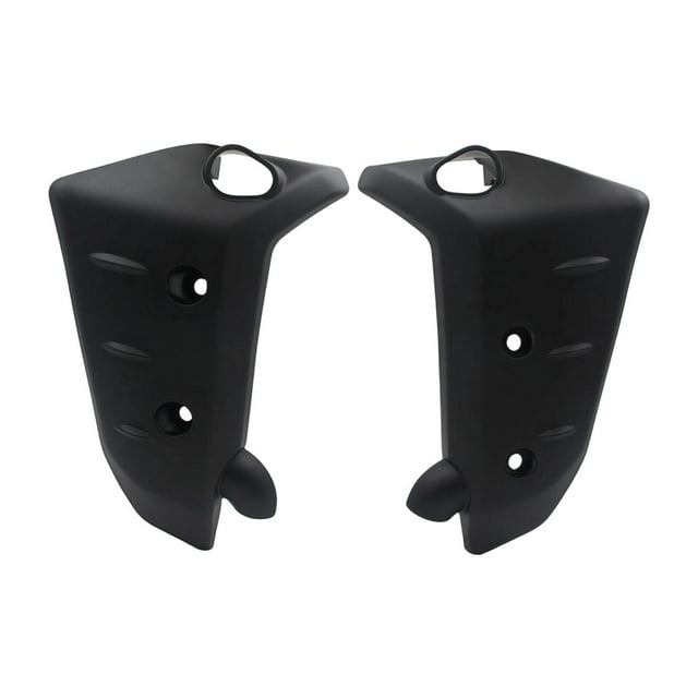Carenado lateral delantero del radiador, reemplazo directo, decorativo, alto Negro