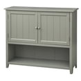 thumbnail image 3 of TMS Chase 42" Open Shelf Sideboard Buffet, Charcoal Gray, 3 of 5