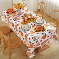 thumbnail image 1 of Fall Tablecloths for Rectangle Tables, Spill Proof Pumpkin Table Cloth with Gnomes Prints, Autumn Decorative Table Cover for Fall, Harvest and Thanksgiving (Rectangle, 60" x 84"), 1 of 6