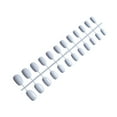 thumbnail image 4 of fastboy 24 Pcs Faux Ongles Ronds Solides Tête Ronde Ongles Acryliques pour Amateurs de Manucure Type1, 4 of 6