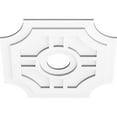 thumbnail image 4 of 40"OD x 5"ID x 13 1/4"C x 1"P Haus Architectural Grade PVC Contemporary Ceiling Medallion, 4 of 7