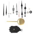 thumbnail image 2 of Quartz Pendulum Clock Movement Mechanism DIY Kit with 3 Pairs Different Hands for Wall Clock Repair Parts Replacement, 2 of 8