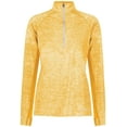 thumbnail image 4 of Holloway Sportswear L Womens Electrify Coolcore® 1/2 Zip Pullover Gold Heather 222774, 4 of 5
