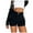 A361-Black, variant on Sokhug Women's Cargo Shorts High Waisted with Flap Pockets Button Fly Rolled Hem Summer Casual Solid Color Shorts